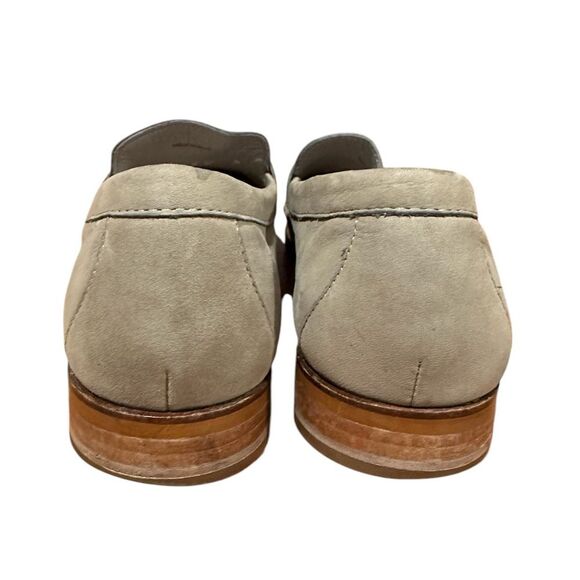 Cole Haan Penny Loafers size 8 Grey/Tan brushed leather - Picture 5 of 8